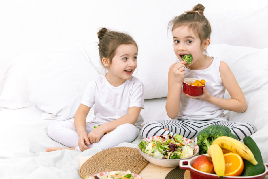 Incitare i bambini a mangiare verdure
